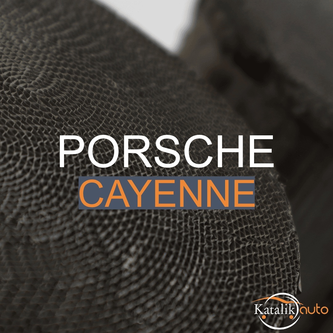 Фото катализатора с Porsche Cayenne 2014